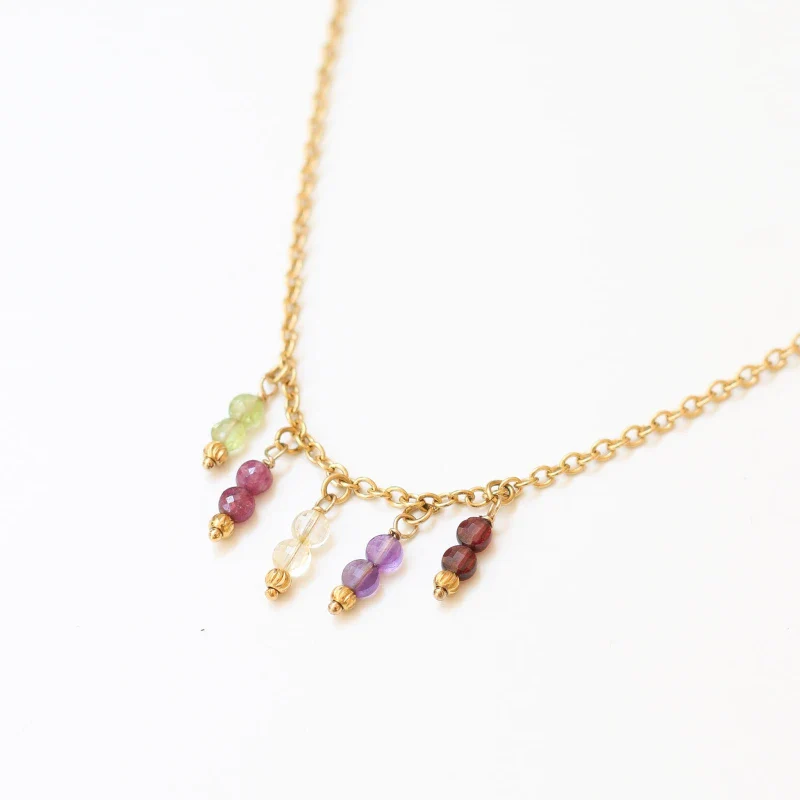 collier personnalisable en acier inoxydable - Chaîne fine large - Image 2