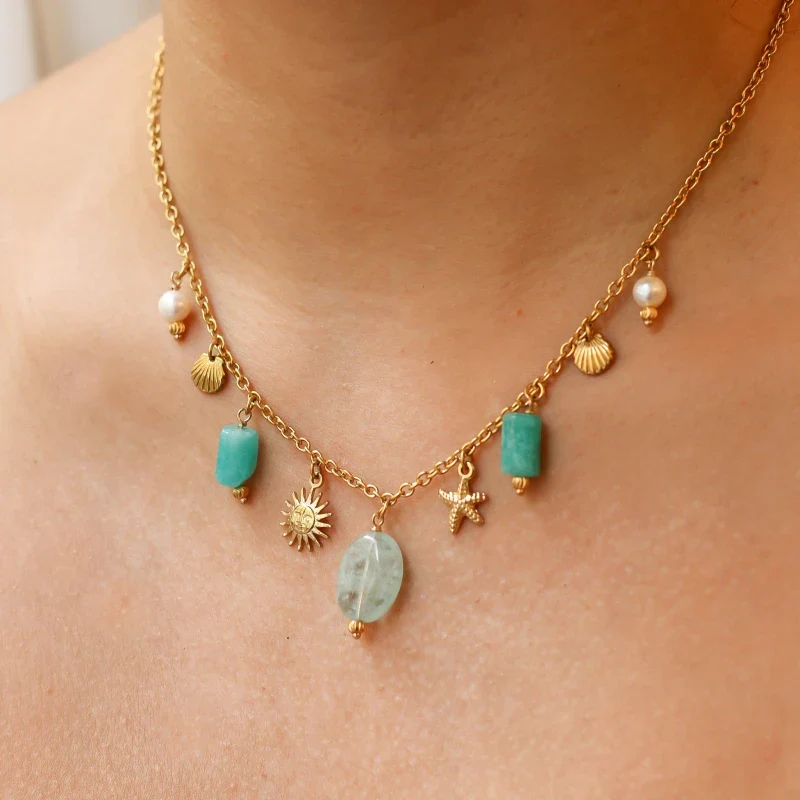 collier personnalisable en acier inoxydable - Chaîne fine large - Image 4
