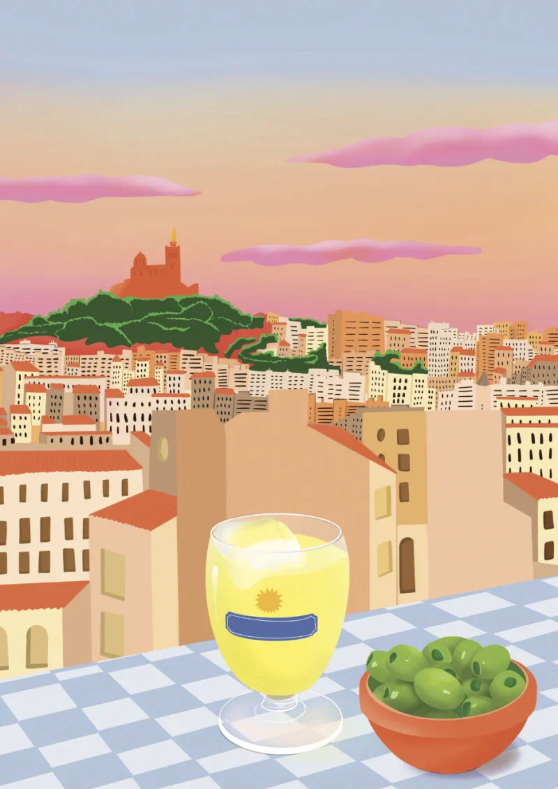 Affiche A3 - Marseille : Bonne mère