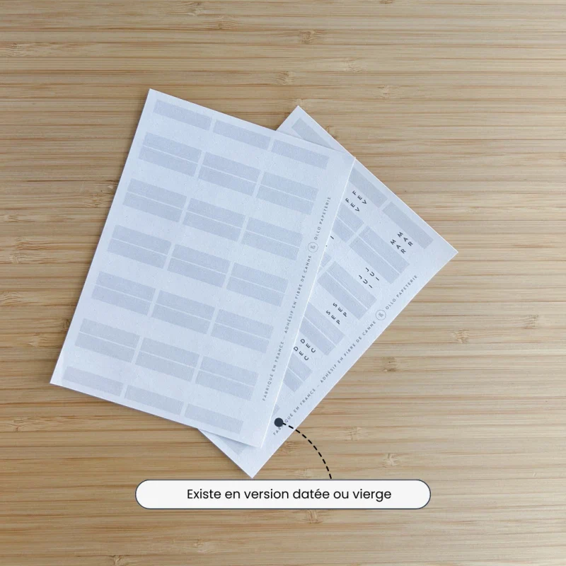 Agenda jaune non daté éco-responsable - Image 16