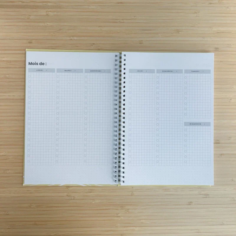 Agenda jaune non daté éco-responsable - Image 25