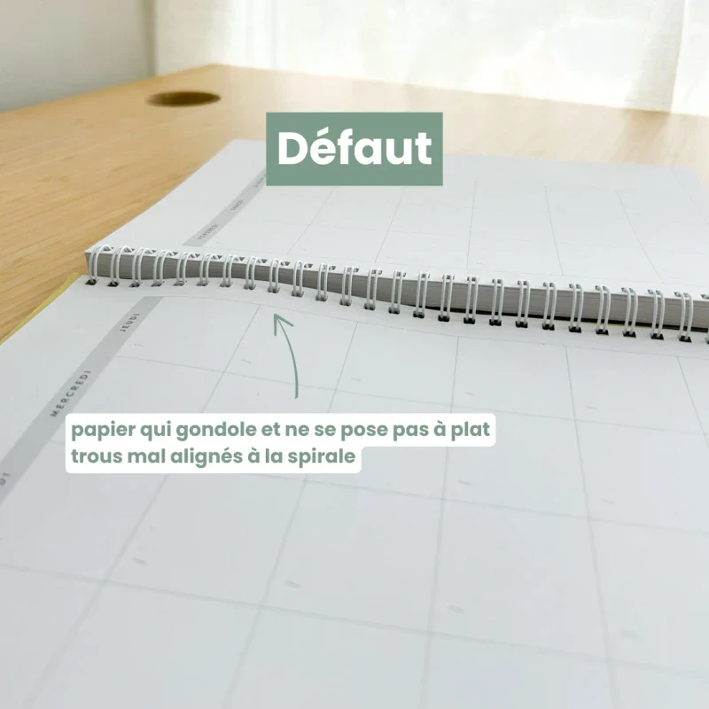 Agenda jaune non daté éco-responsable - Image 26