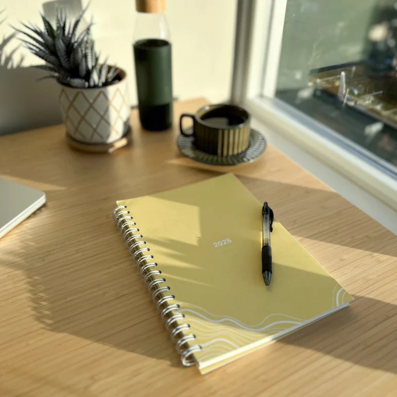 Agenda jaune non daté éco-responsable - Image 5