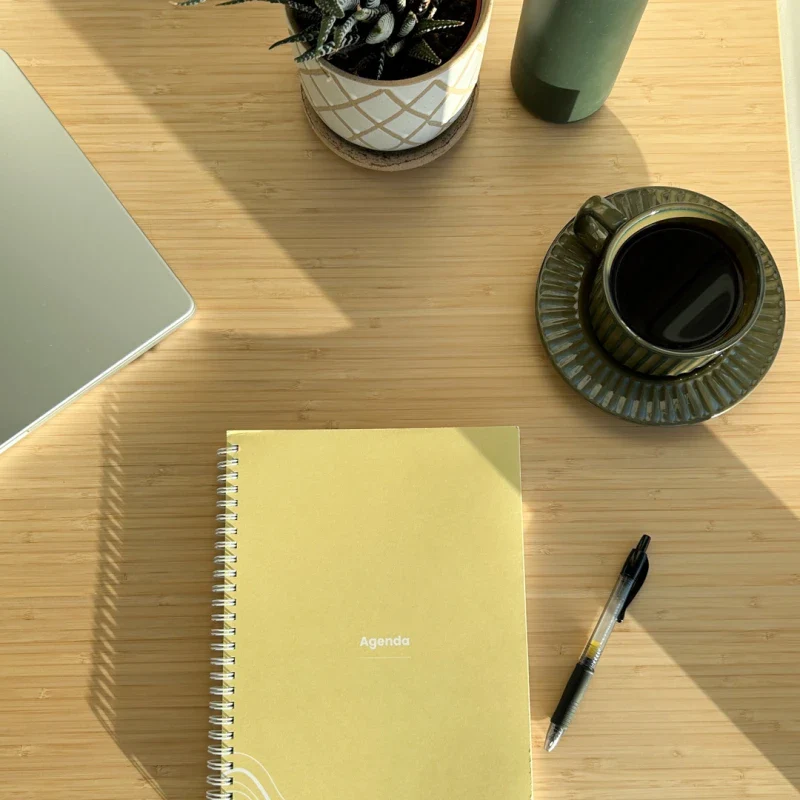 Agenda jaune non daté éco-responsable - Image 6