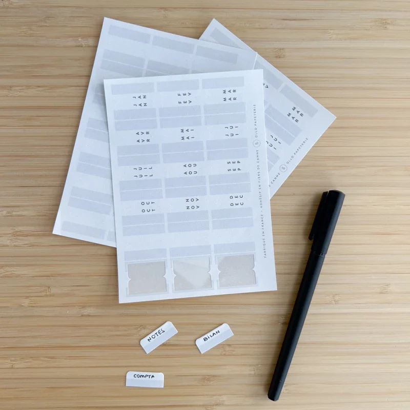 Agenda rose non daté en papier recyclé - Image 18