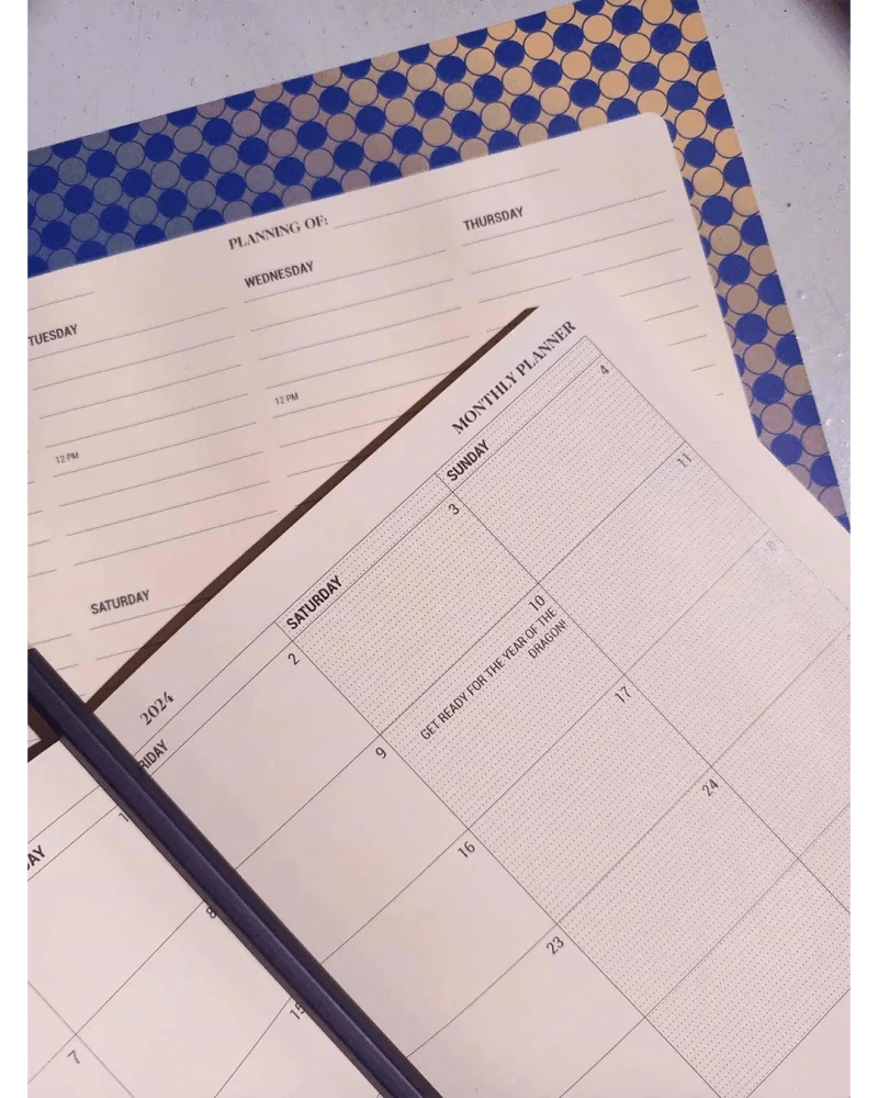 Agenda weekly planneur intemporel - Dragon Skin - Image 10