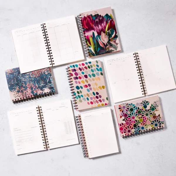 Agenda weekly planneur intemporel en papier recyclé I Plusieurs illustrations - Image 12