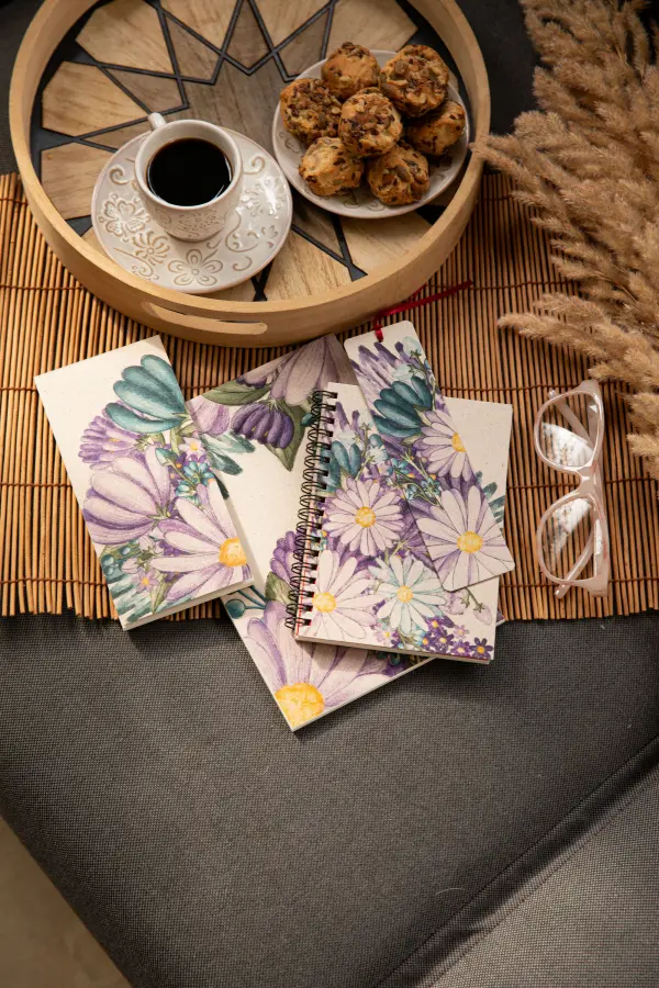 Agenda weekly planneur intemporel en papier recyclé I Plusieurs illustrations - Image 13