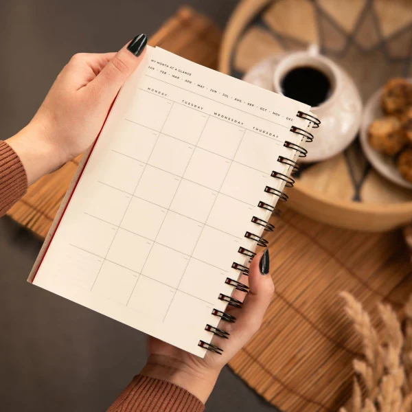 Agenda weekly planneur intemporel en papier recyclé I Plusieurs illustrations - Image 17