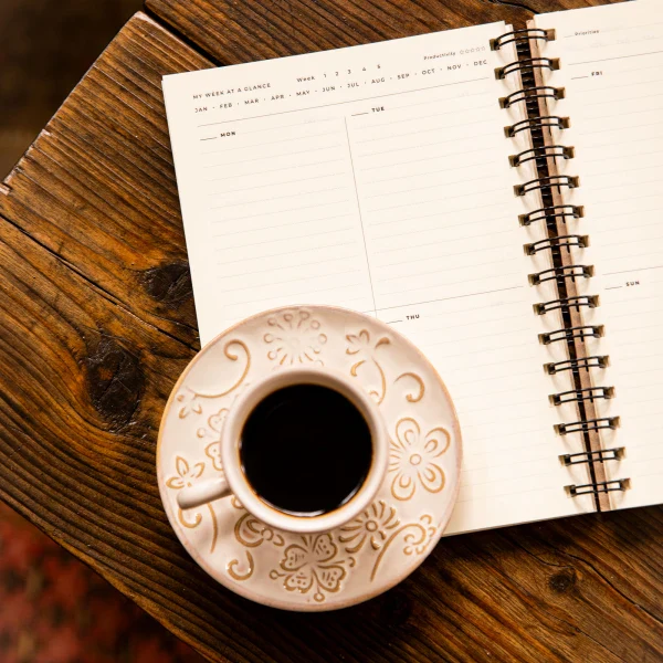 Agenda weekly planneur intemporel en papier recyclé I Plusieurs illustrations - Image 19
