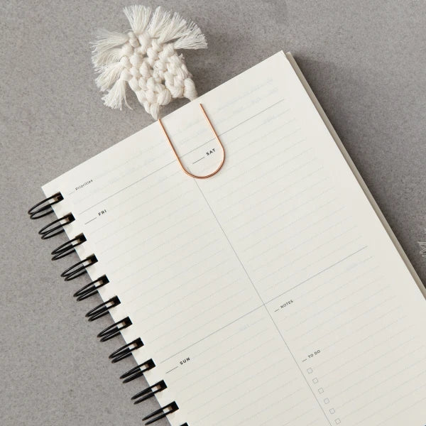 Agenda weekly planneur intemporel en papier recyclé I Plusieurs illustrations - Image 20