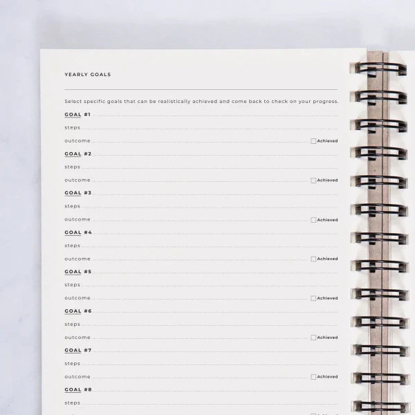 Agenda weekly planneur intemporel en papier recyclé I Plusieurs illustrations - Image 31