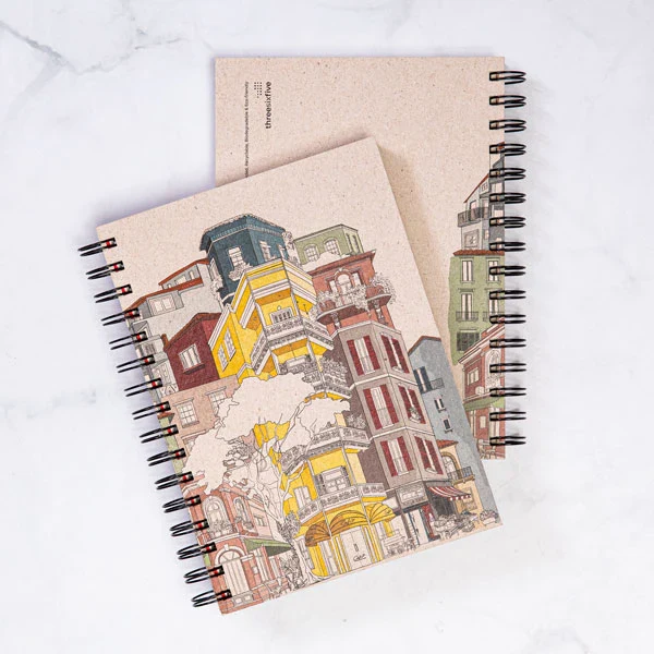 Agenda weekly planneur intemporel en papier recyclé I Plusieurs illustrations - Image 4