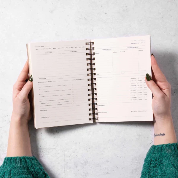 Agenda weekly planneur intemporel en papier recyclé I Plusieurs illustrations - Image 8