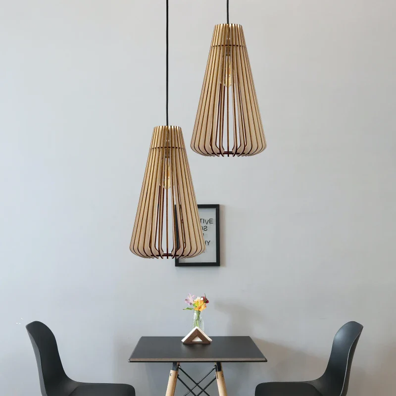 Suspension en bois design made in France - Andromède - Image 15