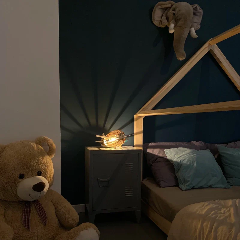 Lampe de chevet fait main - Antoine - Image 4