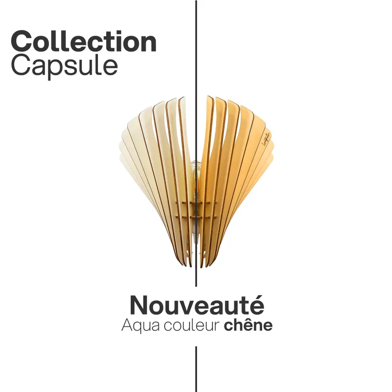 Applique en bois design made in France - Aqua - Image 14