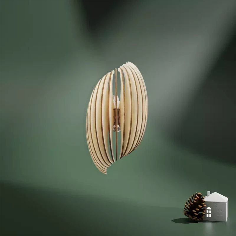 Applique murale en bois design - Assia - Image 8