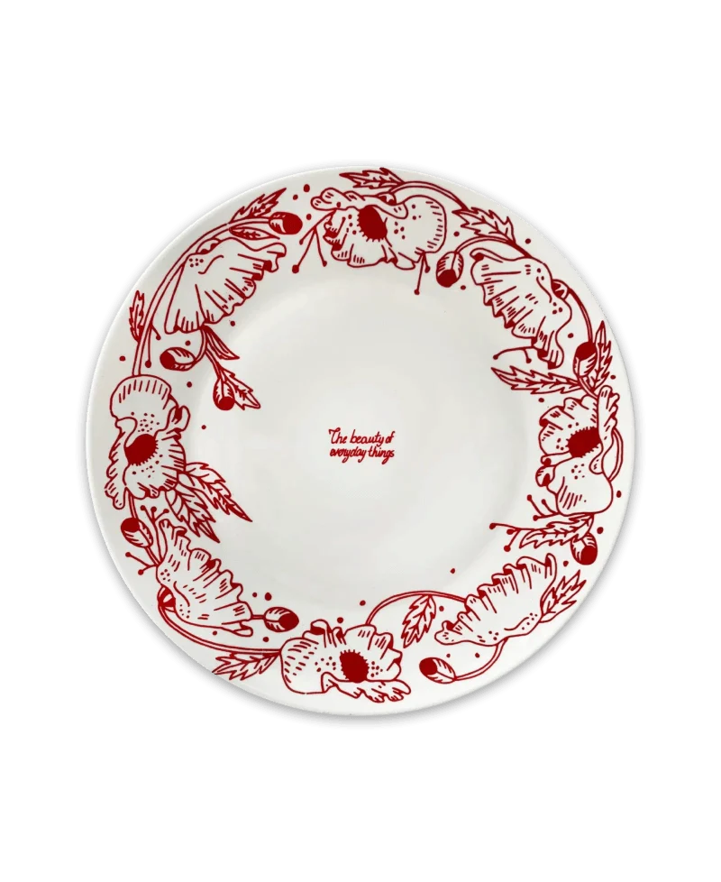 Assiette en porcelaine - Poppy - Plusieurs coloris - Image 10