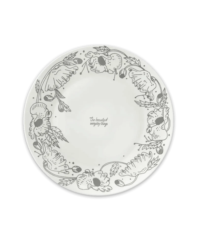 Assiette en porcelaine - Poppy - Plusieurs coloris - Image 12