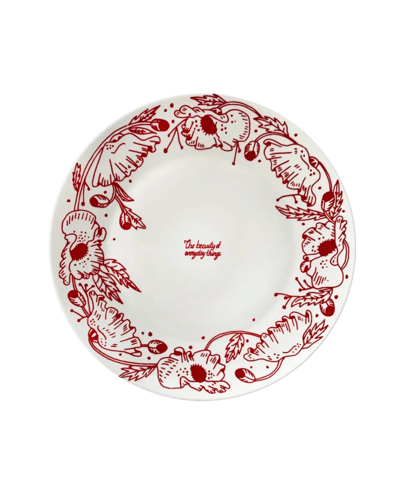 Assiette en porcelaine - Poppy - Plusieurs coloris - Image 13