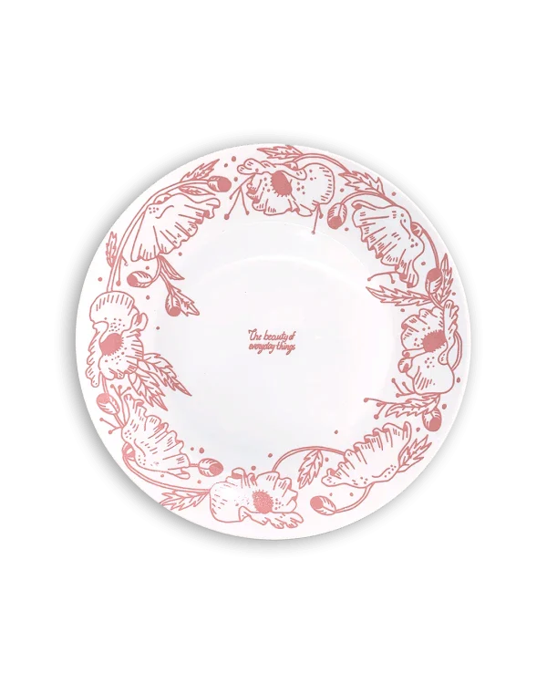 Assiette en porcelaine - Poppy - Plusieurs coloris - Image 5