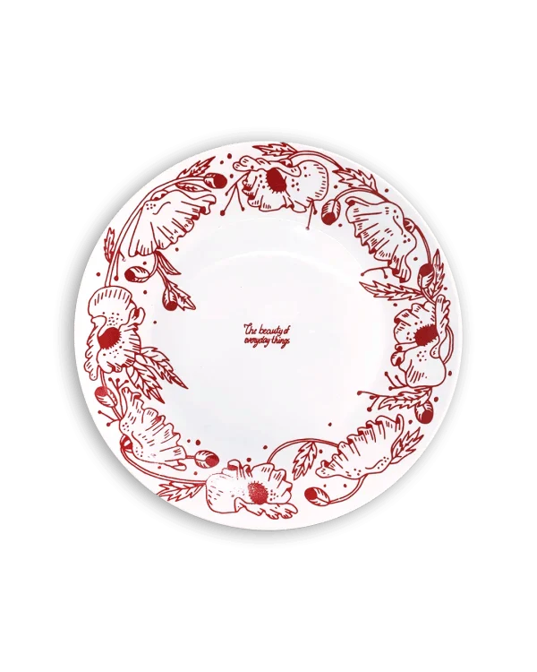 Assiette en porcelaine - Poppy - Plusieurs coloris - Image 7