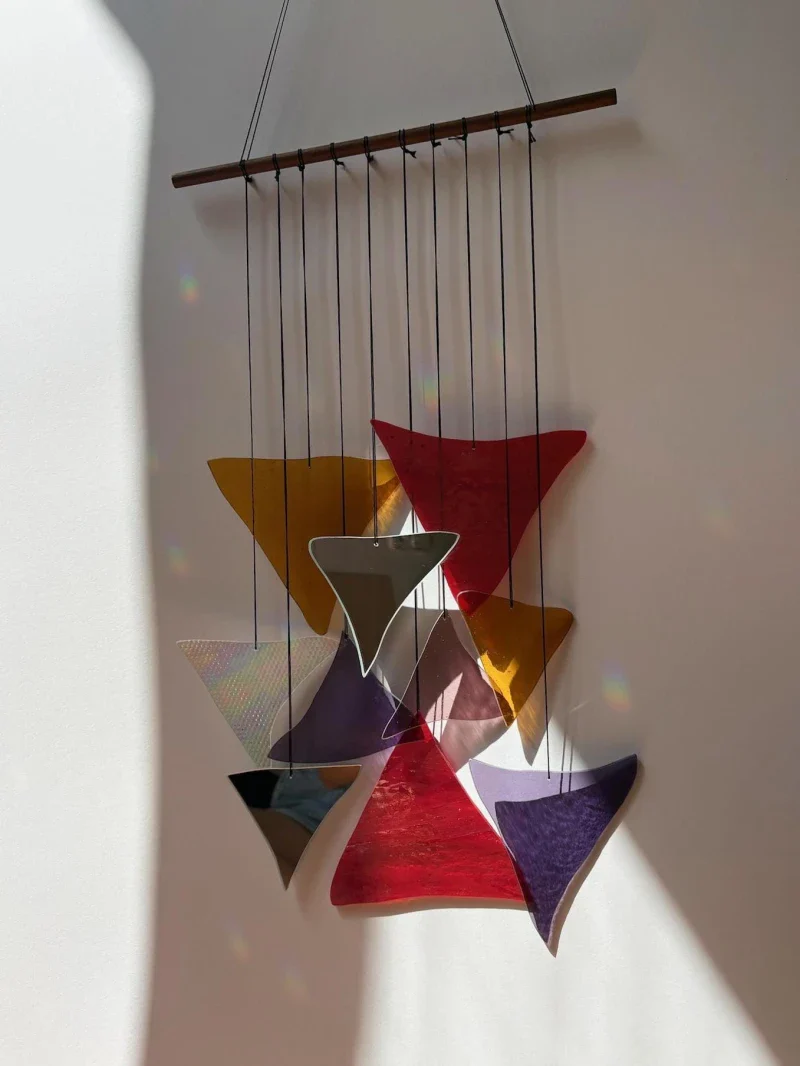 Attrape soleil en verre artisanal inspiré du feu - Image 4