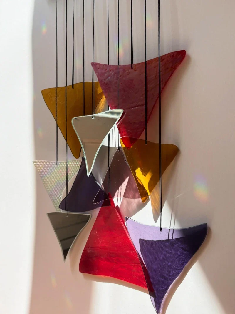 Attrape soleil en verre artisanal inspiré du feu - Image 5