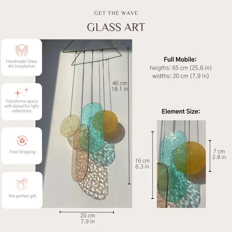 Attrape soleil en Verre Fait Main - Image 16