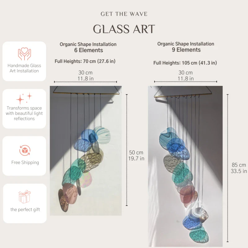 Attrape soleil en verre fait main - Décoration murale - Image 10