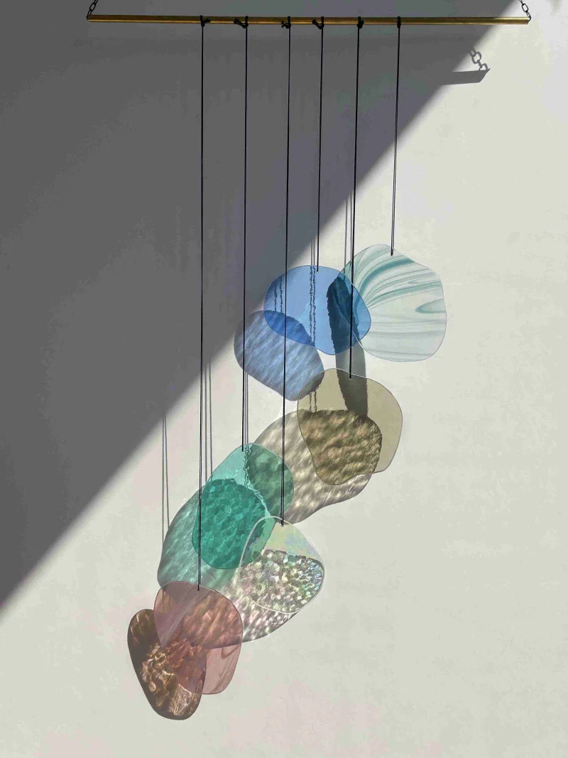Attrape soleil en verre fait main - Décoration murale - Image 2