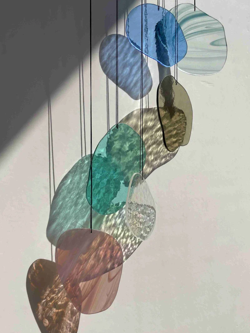 Attrape soleil en verre fait main - Décoration murale - Image 3