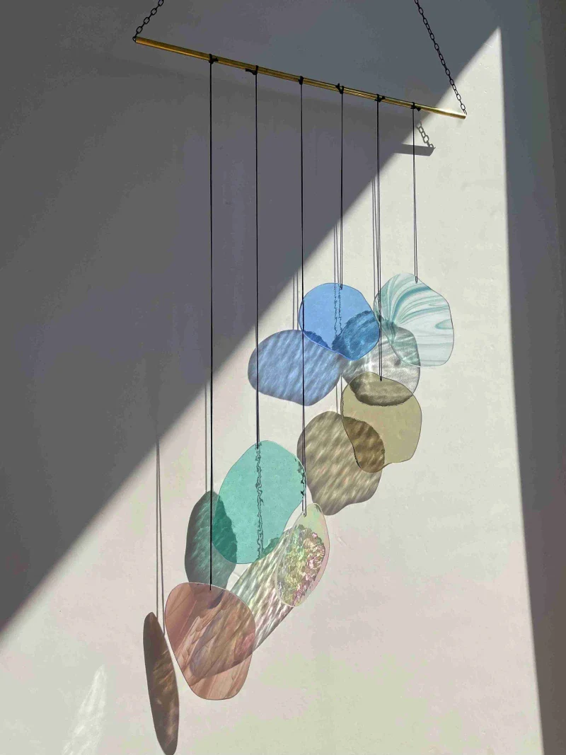 Attrape soleil en verre fait main - Décoration murale - Image 4