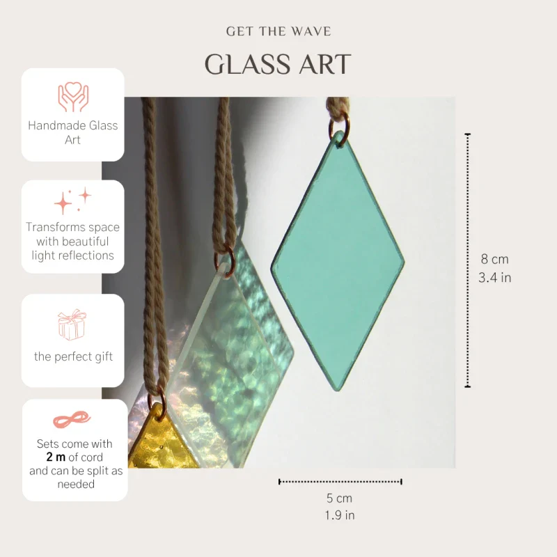 Attrape soleil en Verre recyclé et coloré - Image 11