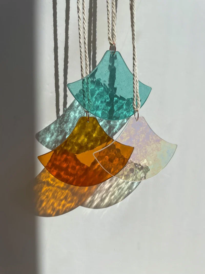 Attrape soleil en verre recyclé, fait main - Image 5