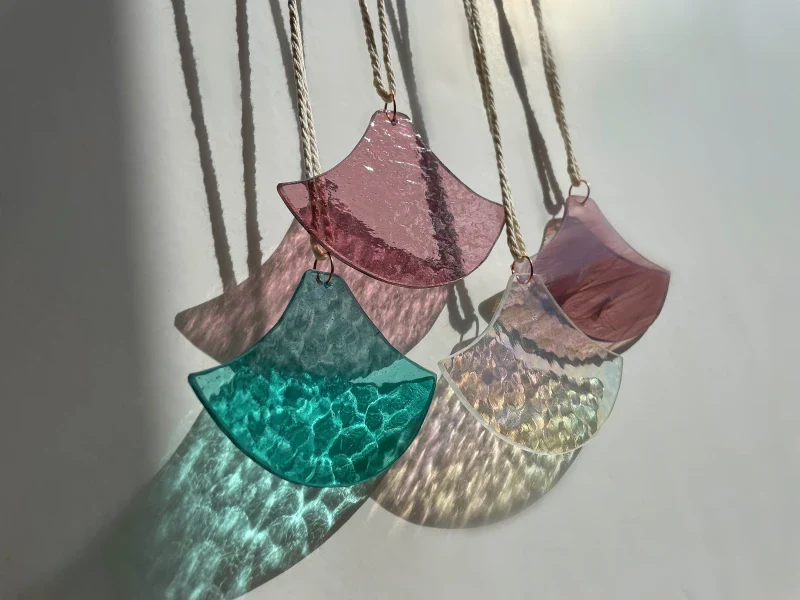 Attrape soleil en verre recyclé, fait main - Image 6