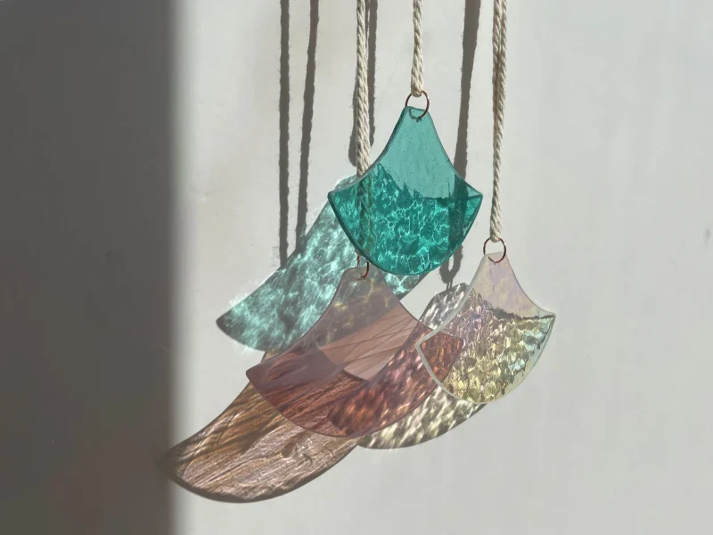 Attrape soleil en verre recyclé, fait main - Image 8