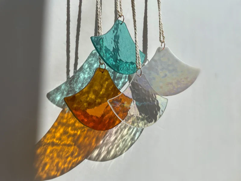 Attrape soleil en verre recyclé, fait main - Image 9