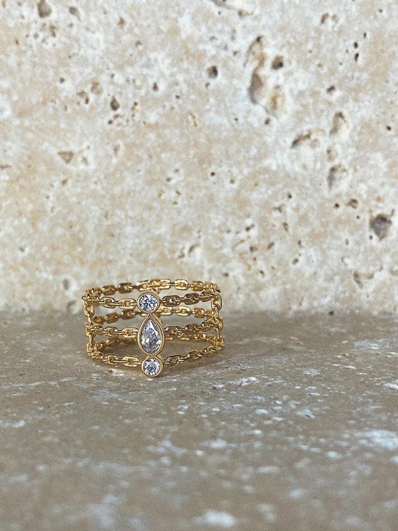 Bague dorée - Athéna - Image 4