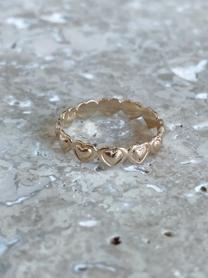 Bague doré  "Amore Dorée" - Image 2