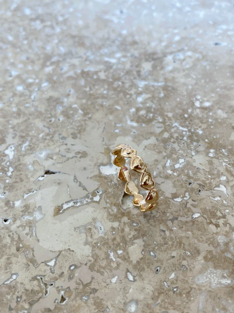 Bague doré  "Amore Dorée" - Image 3