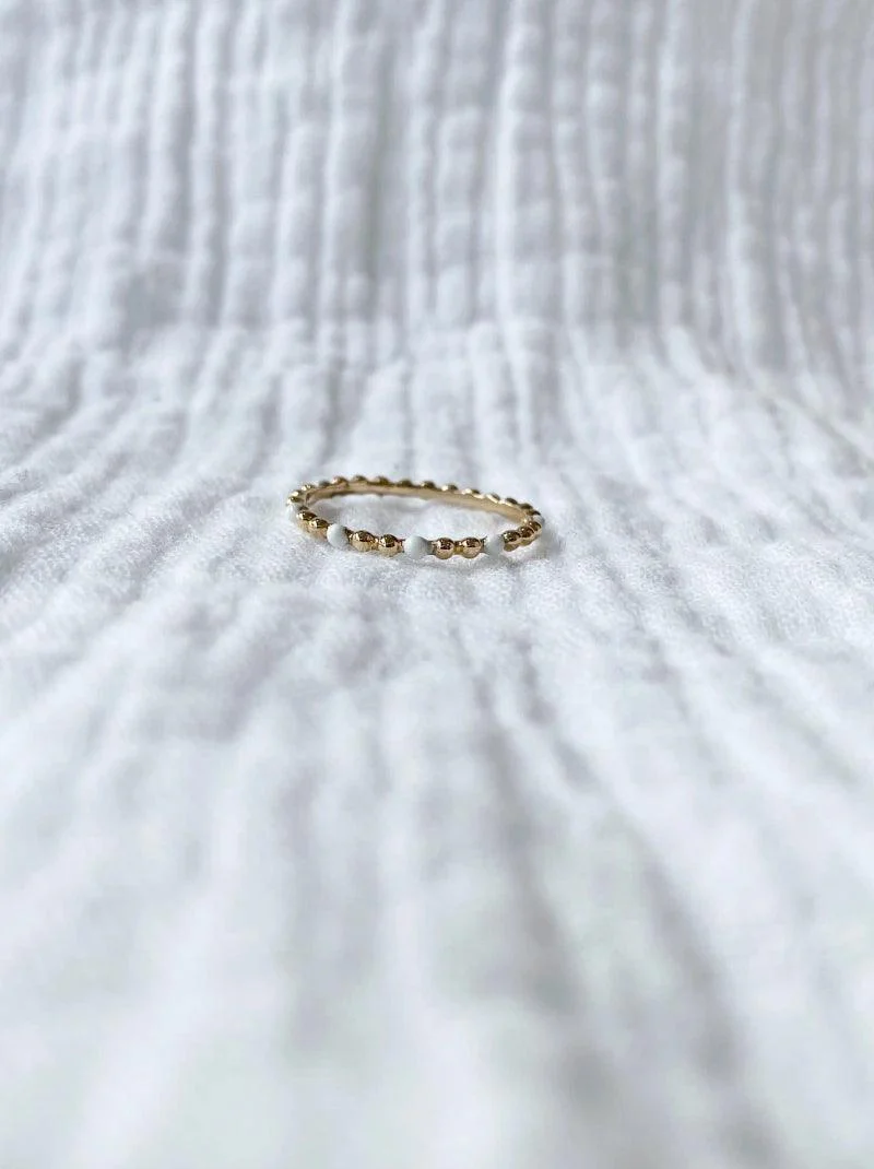 Bague dorée - Alba - Image 2