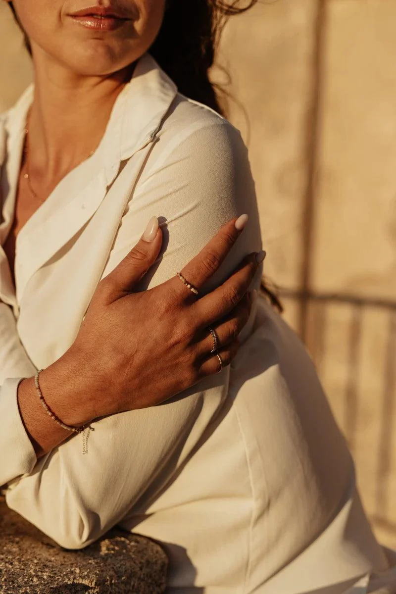 Bague dorée ou argentée - Paloma - Image 2