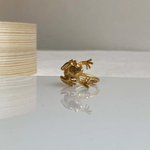 Bague Grenouille couleur or ou argent I Grenouille - Image 7