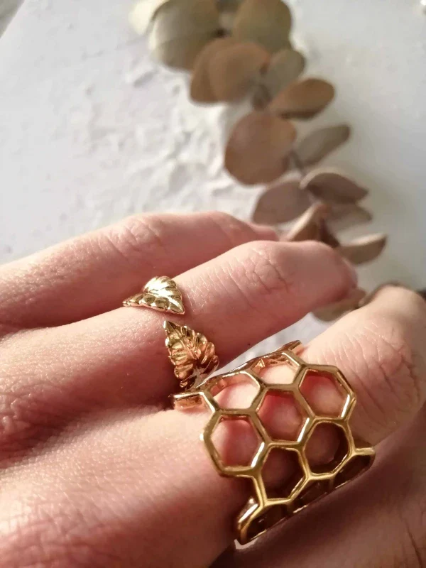Bague or - Hêtre - Image 6