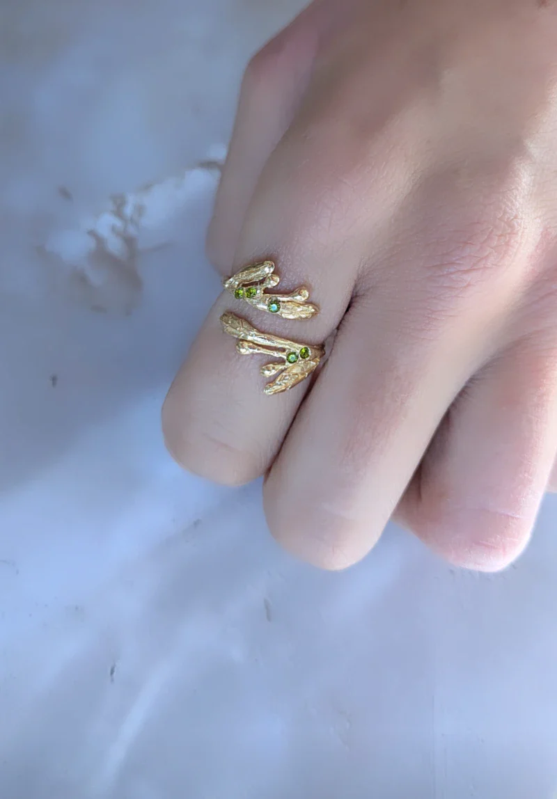 Bague feuilles d'olivier - L'olivera - Image 10