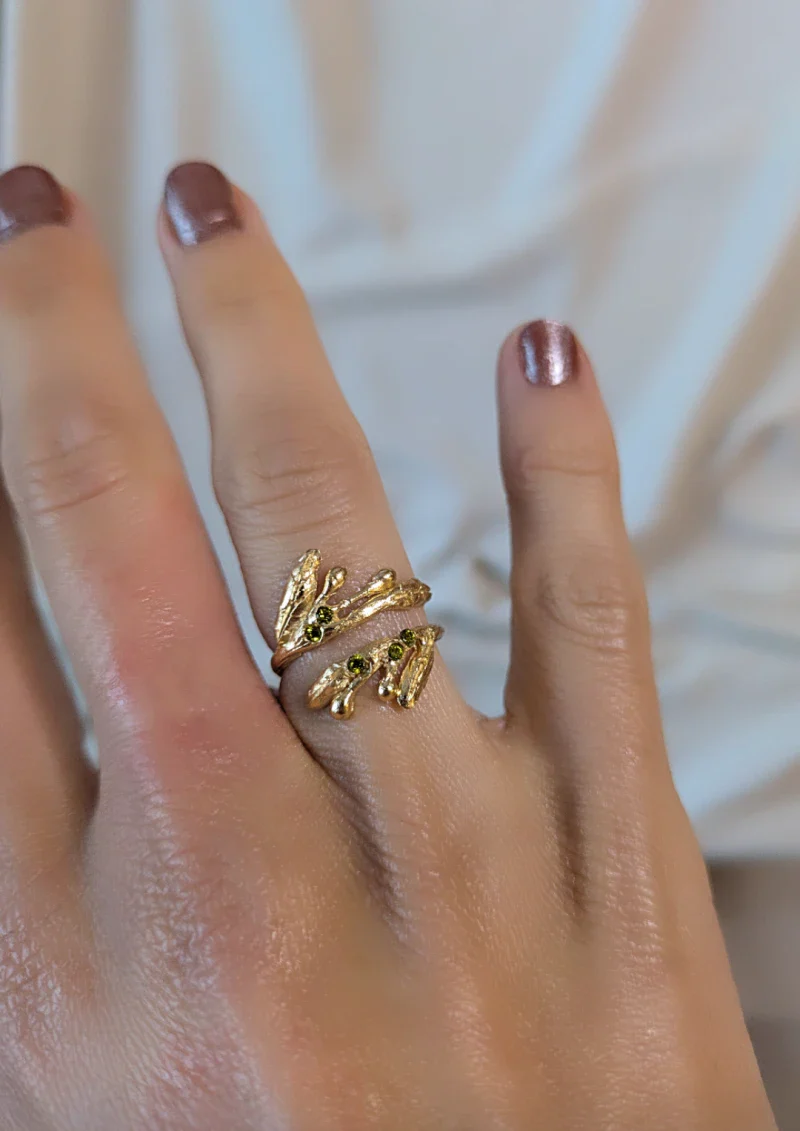 Bague feuilles d'olivier - L'olivera - Image 11