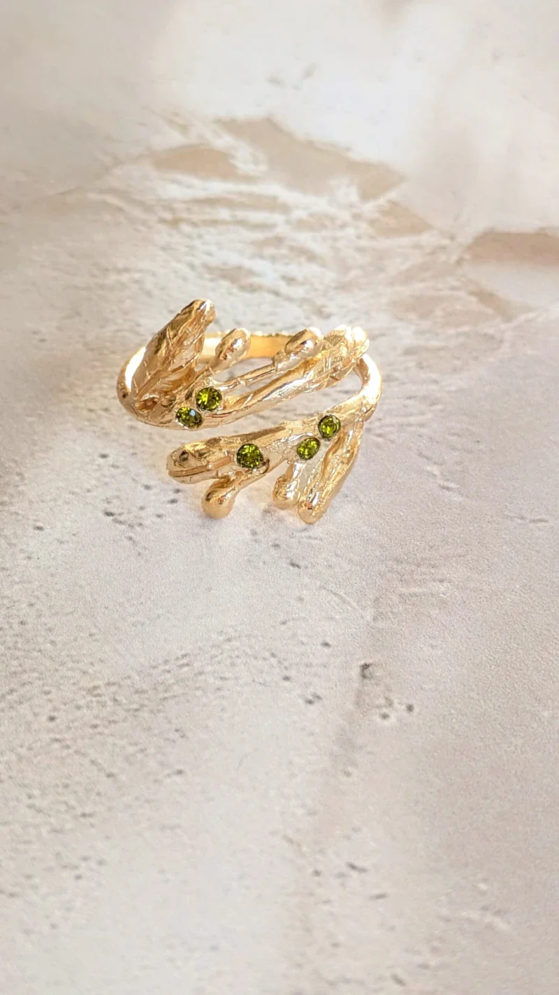 Bague feuilles d'olivier - L'olivera - Image 3