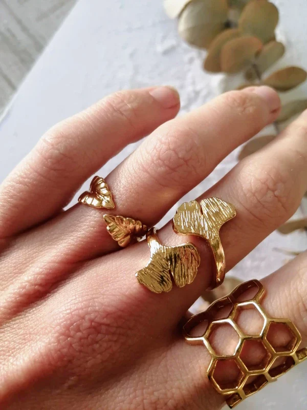 Bague symbole - Ginkgo Bilboa - Image 2